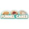 Signmission Funnel Cakes Decal Concession Stand Food Truck Sticker, 8" x 4.5", D-DC-8 Funnel Cakes19 D-DC-8 Funnel Cakes19 - alternate 1